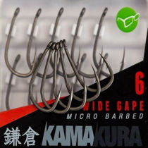 Picture of Korda - Kamakura Wide Gape Barbed Hooks