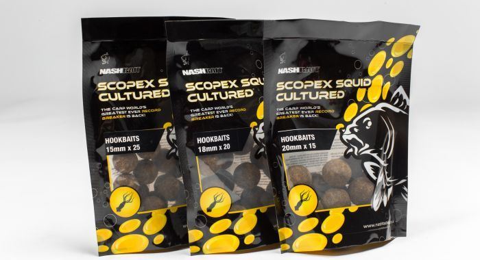 Nash Scopex Squid Cultured Hookbaits 
