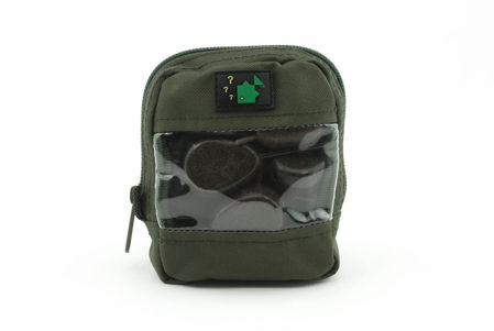 Picture of Thinking Anglers - 600D Olive Clear Front Zip Pouch