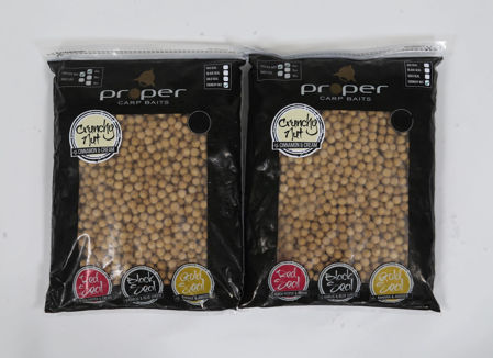 Picture of Proper Carp Baits - Crunchy Nut Boilies Frozen 1KG