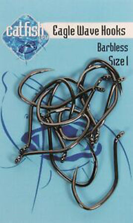 Picture of Catfish Pro Eagle Wave Hooks Barbless