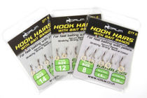 Picture of Korum Hook Hairs with Bait Bands Barbless