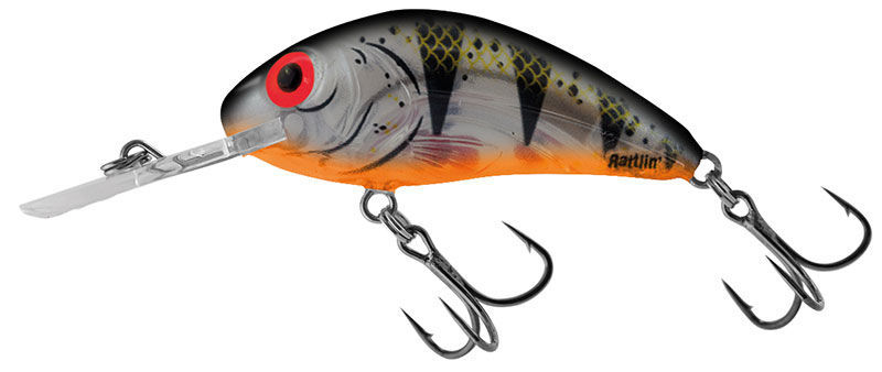 Fishon Tackle Shop. Salmo Floating Rattlin Hornet 4.5cm Weight: 6g 3/16oz -  Diving Depth: 1,8/3,4m - 6/11,5ft Clear Young Perch