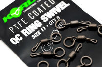 Picture of Korda PTFE Coated QC Ring Swivel size 11