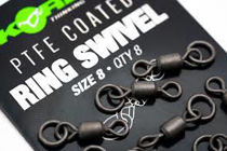 Picture of Korda PTFE Coated Ring Swivels size 8