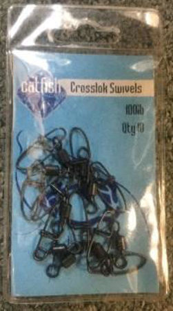 Picture of Catfish Pro 100lb Crosslok Snap Swivels