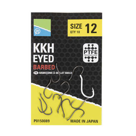 Picture of Preston Innovations KKH Eyed Barbed Hooks