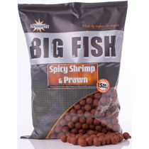Picture of Dynamite Baits Spicy Shrimp & Prawn Shelflife Boilies 15mm 1kg