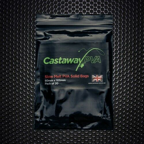 Fishon Tackle Shop. Castaway Slow Melt Solid PVA Bags (20)