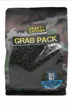 Picture of Crafty Catcher Black Halibut Pellet Grab Bags 1kg
