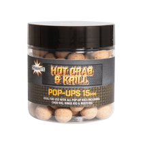 Picture of Dynamite Baits Hot Crab & Krill Foodbait Pop Ups 15mm