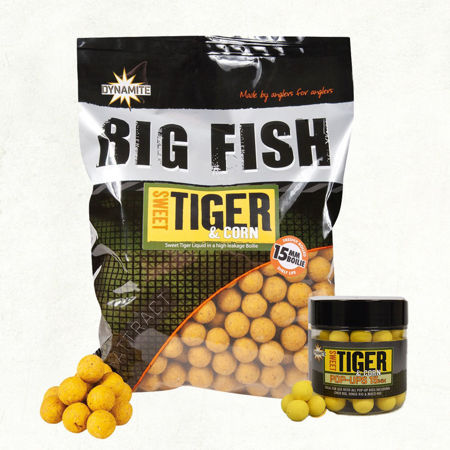Picture of Dynamite Baits Sweet Tiger & Corn Shelflife Boilies 15mm 1kg