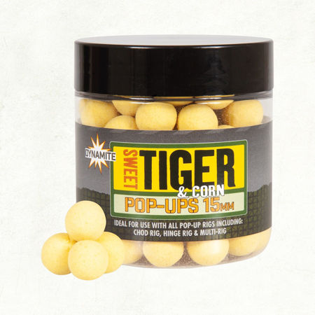 Picture of Dynamite Baits Sweet Tiger & Corn Pop Ups 15mm