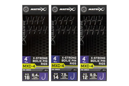 Picture of Matrix MXC-4 4" X Strong Boilie Pin Rigs