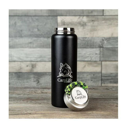 Picture of CarpLife Thermal Milk Flask Neon & Black Paracord