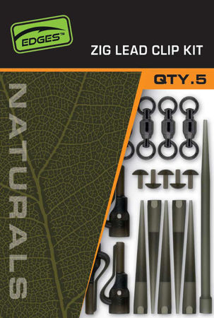 Picture of FOX Edges Naturals Zig Lead Clip Kit