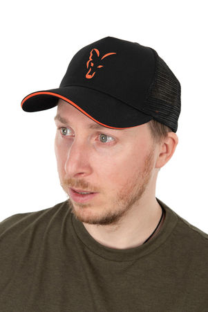 Picture of FOX Collection Trucker Cap Black & Orange