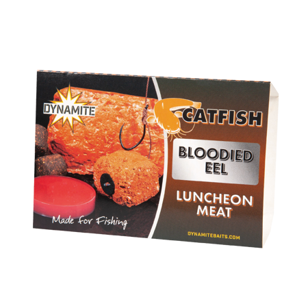 Picture of Dynamite Baits Catfish Bloodied Eel Luncheon Meat 250g