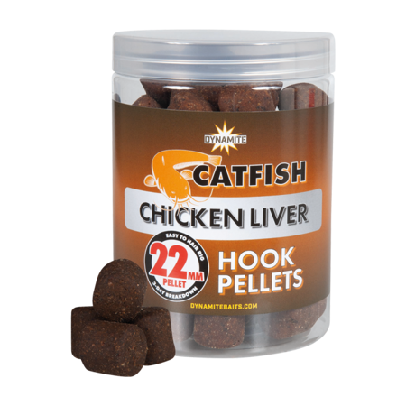 Picture of Dynamite Baits Chicken Liver Hook Pellets 22mm