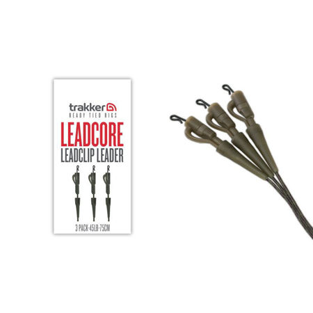 Picture of Trakker Leadcore Leadclip Leader 3 Pack 75cm