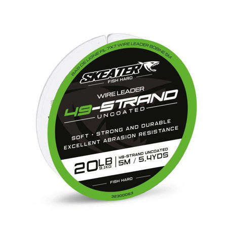 Picture of Sonik Skeater 49 Strand Wire Leader 5m